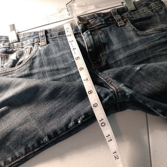 KUT from the Kloth FARRAH Baby BootCut Women's Jeans Size 8 Distressed Raw Hem - Picture 8 of 11